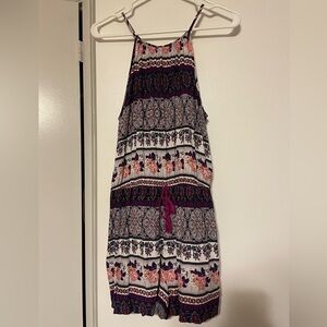 Printed Romper
